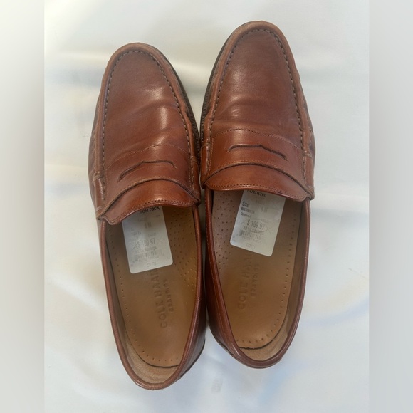 Cole Haan Men's Tan Leather Loafers - Picture 1 of 7